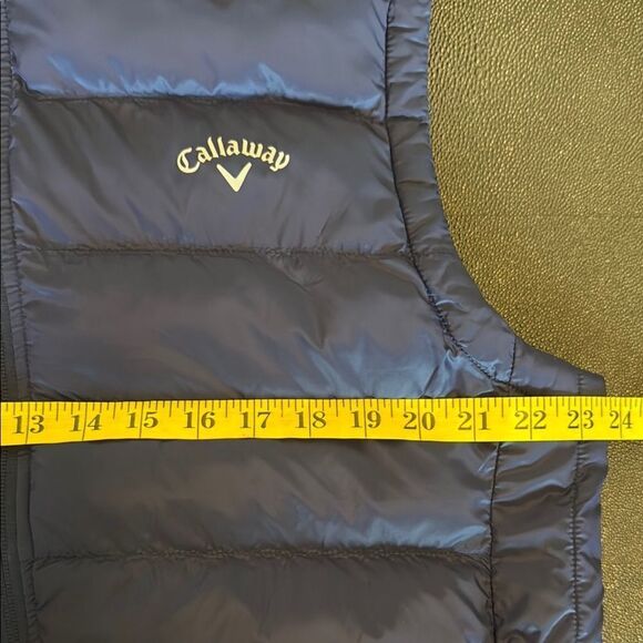 Callaway Navy Puffer Full Zip Vest size Large - Picture 6 of 10